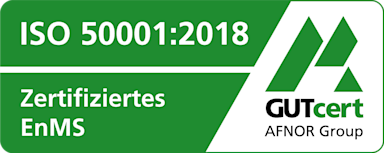 GUTcert-Zertifikat GUTcert-Zertifikat: Energiemanagementsystem nach ISO 50001 zertifiziert