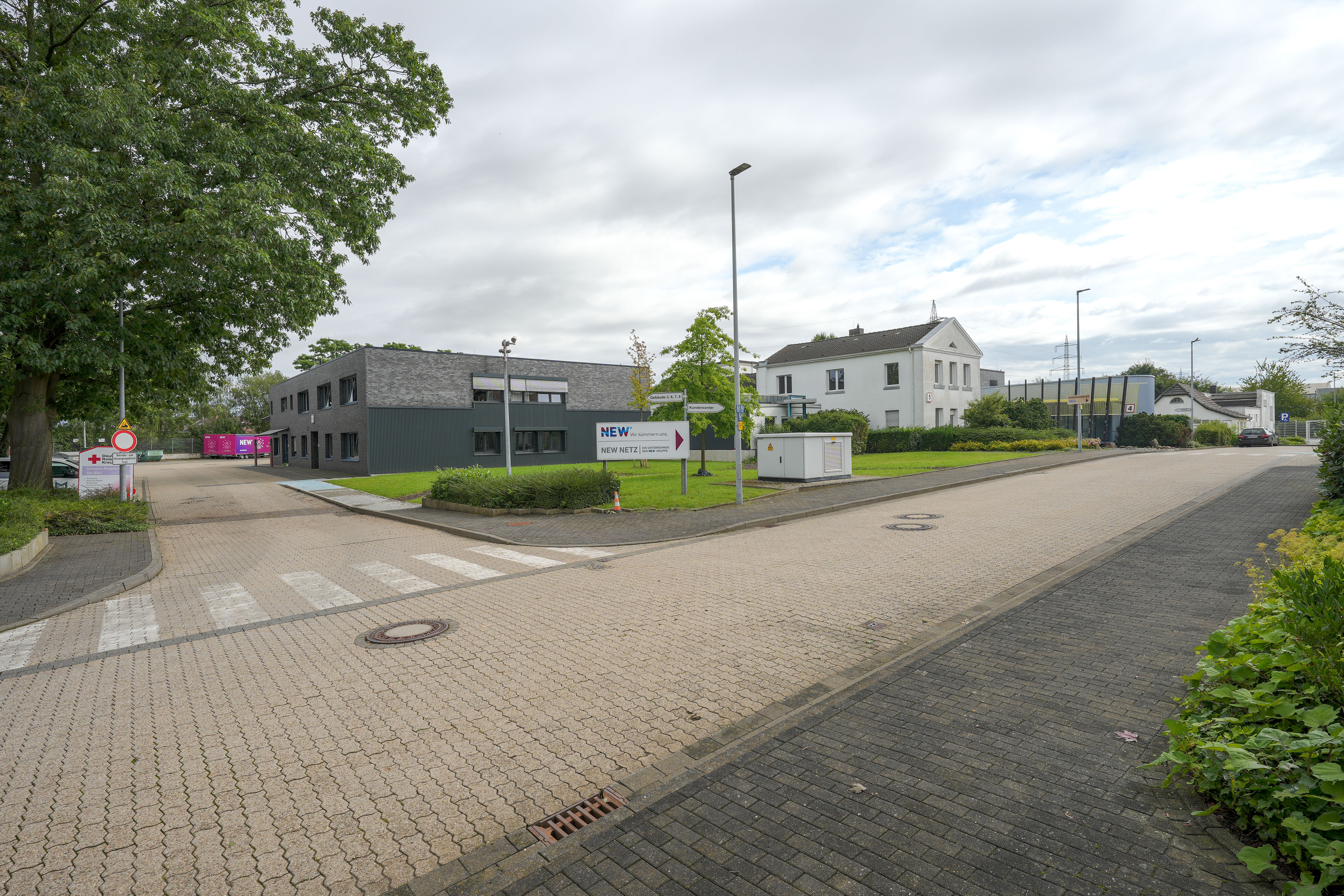 Unternehmensstandort der NEW Netz in Erkelenz.