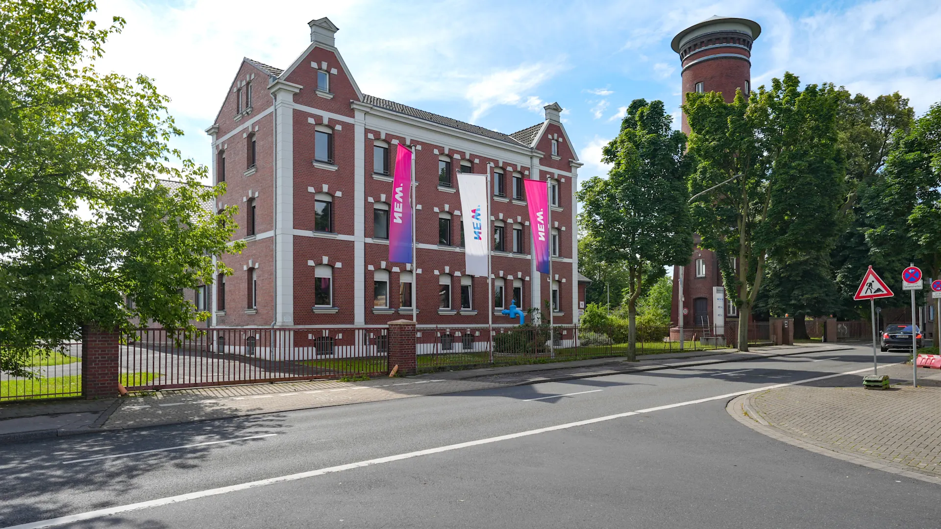 Unternehmensstandort der NEW Netz in Grevenbroich. Unternehmensstandort der NEW Netz in Grevenbroich.