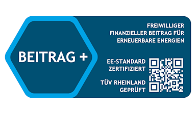 BEITRAG + Unser freiwilliger Beitrag für erneuerbare Energien. KlimaInvest