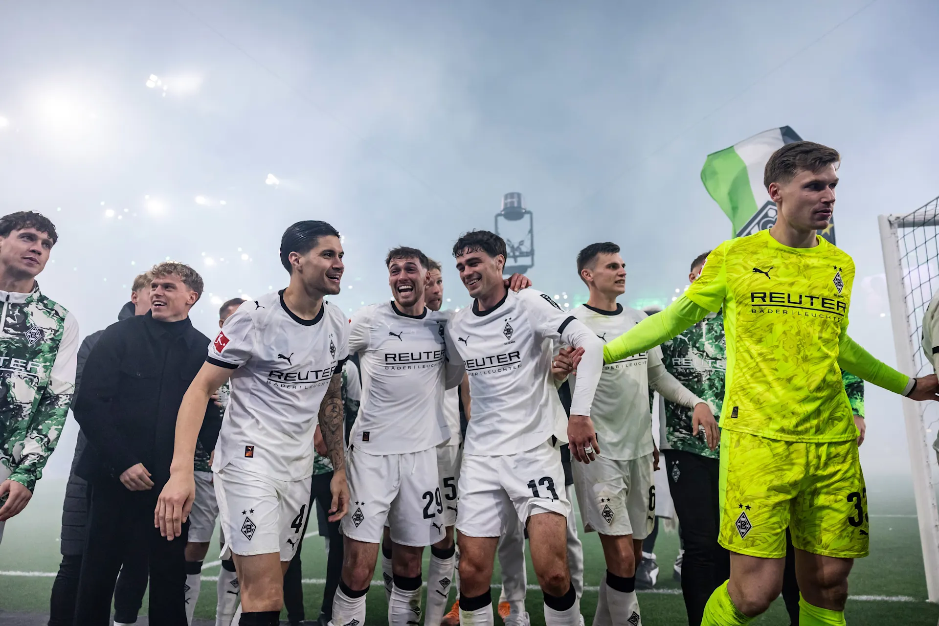 Borussia Mönchengladbach hat gesiegt. Der Strom kommt von der NEW Energie.