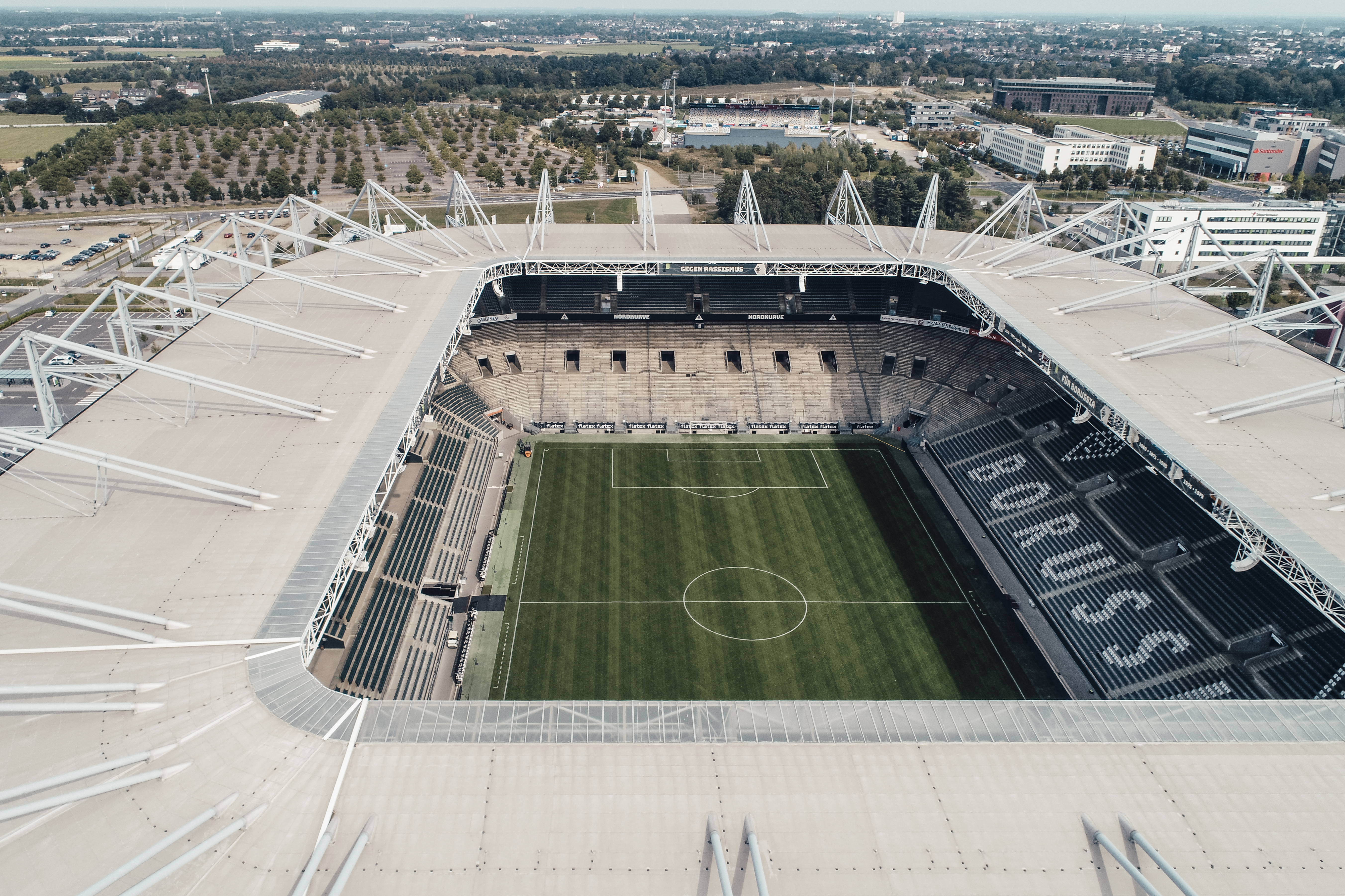 Der Borussia-Park vom oben aufgenommen.