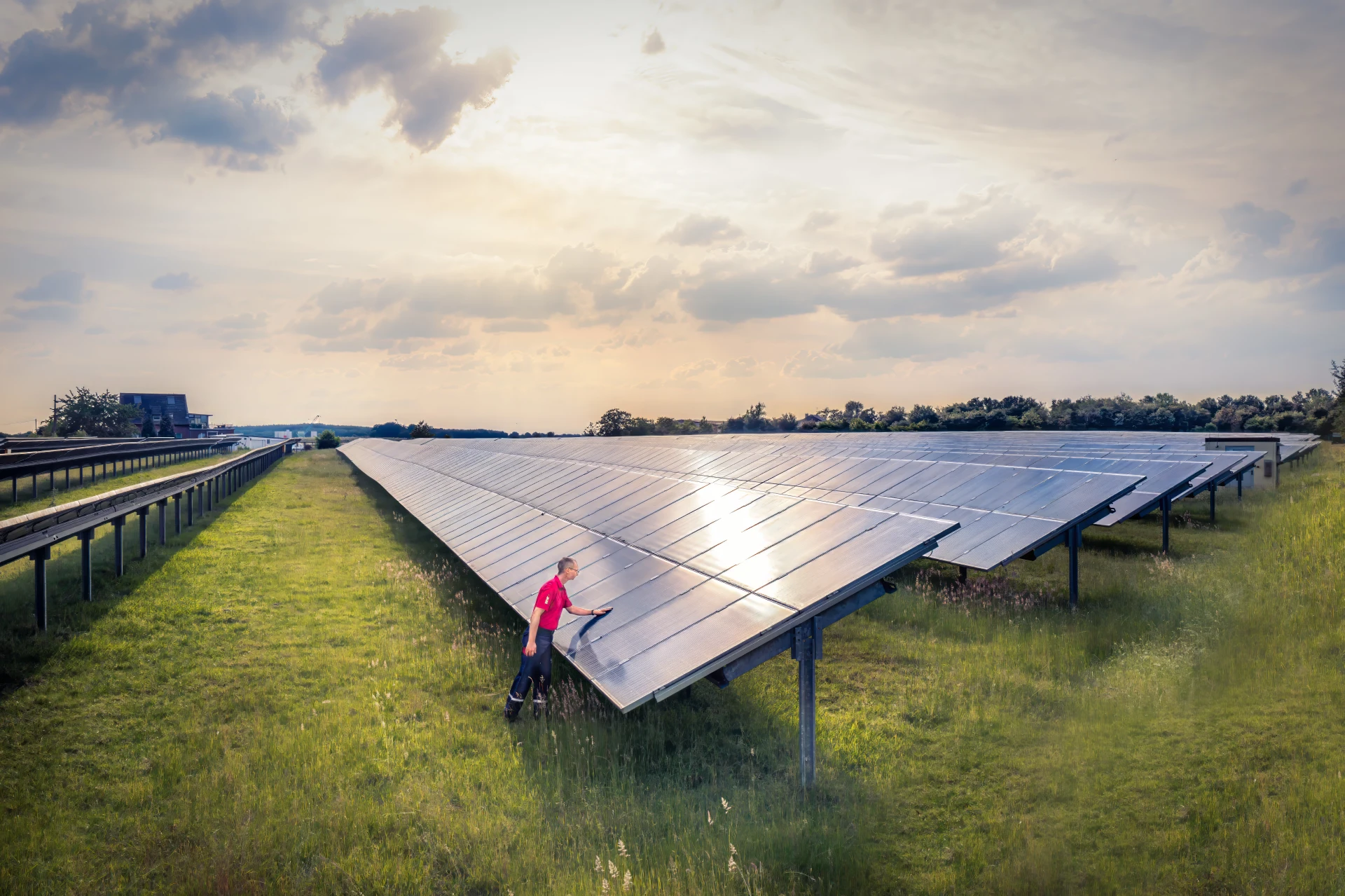 Regenerative Energieerzeugung im Solarpark Reimesheide