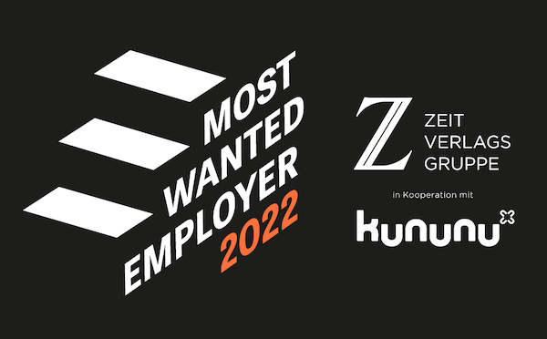Die Zeit - Most Wanted Employer
Verliehen für das Jahr 2022