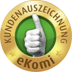 eKomi Gütesiegel eKomi Kundenauszeichnung
