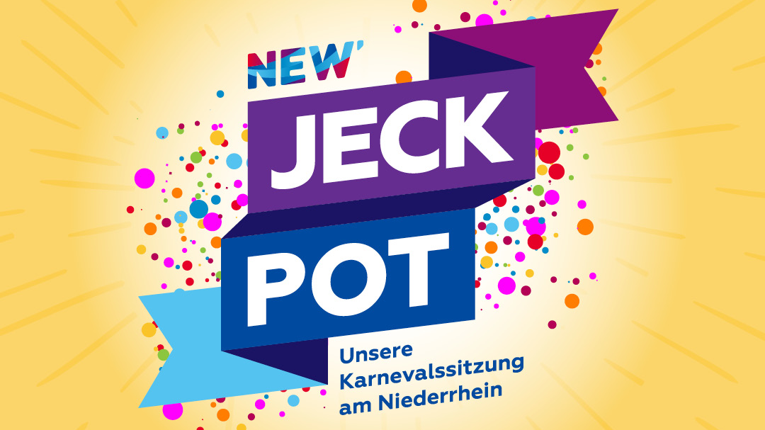 So bunt, vielfältig und der Region verbunden, wie die Niederrheiner sind, wird jetzt auch der Karneval gefeiert. Beim JECK POT – unsere Karnevalssitzung am Niederrhein.