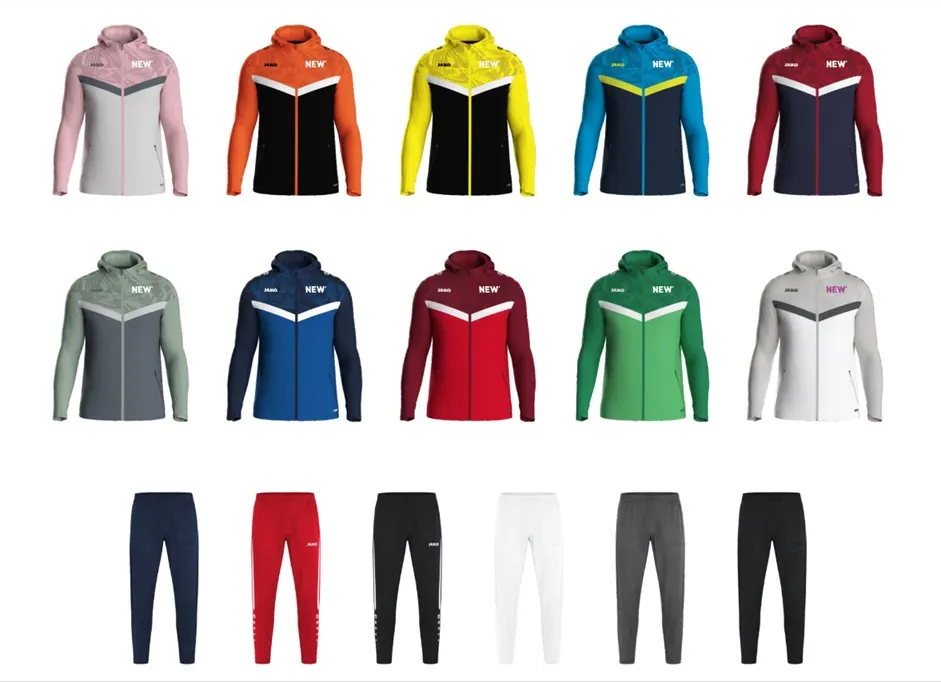 Der Iconic Polyesteranzug ist mehr als nur ein Outfit – er ist ein Statement für Stil und Nachhaltigkeit. Hergestellt aus 100 % recyceltem Polyester, vereint dieser Anzug erstklassige Qualität mit Umweltbewusstsein. Mit seinen Seitentaschen mit Reißverschluss bietet er nicht nur praktische Funktion, sondern auch ein modernes Design, das sich perfekt in jede Garderobe einfügt. Bereit, deinen Stil auf das nächste Level zu bringen? 

Zusammen mit dem passenden Iconic Shirt ergibt dies unser Trainer-/ Betreuerset für deine Mannschaft!