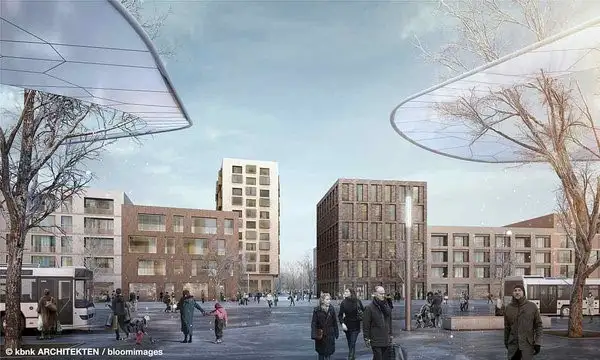 Ansicht 19 Haeuser Wettbewerb