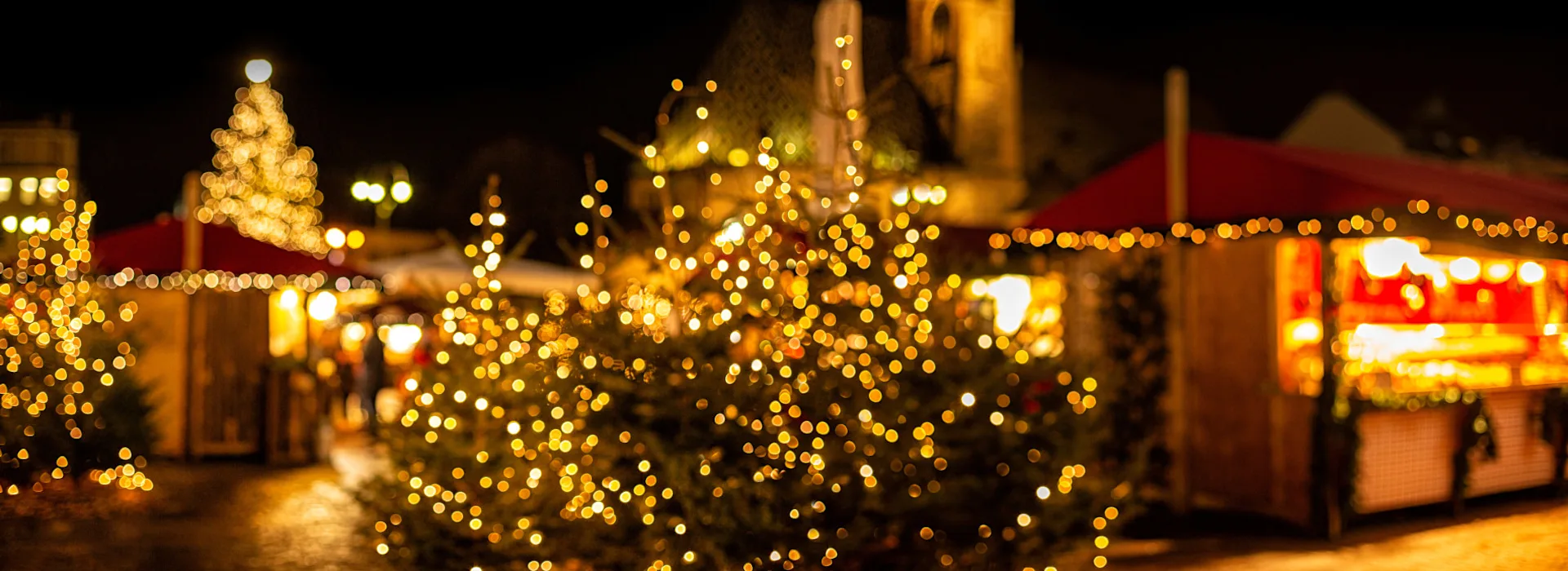 Weihnachtsmarkt Weihnachtliche Atmosphäre auf einem Weihnachtsmarkt