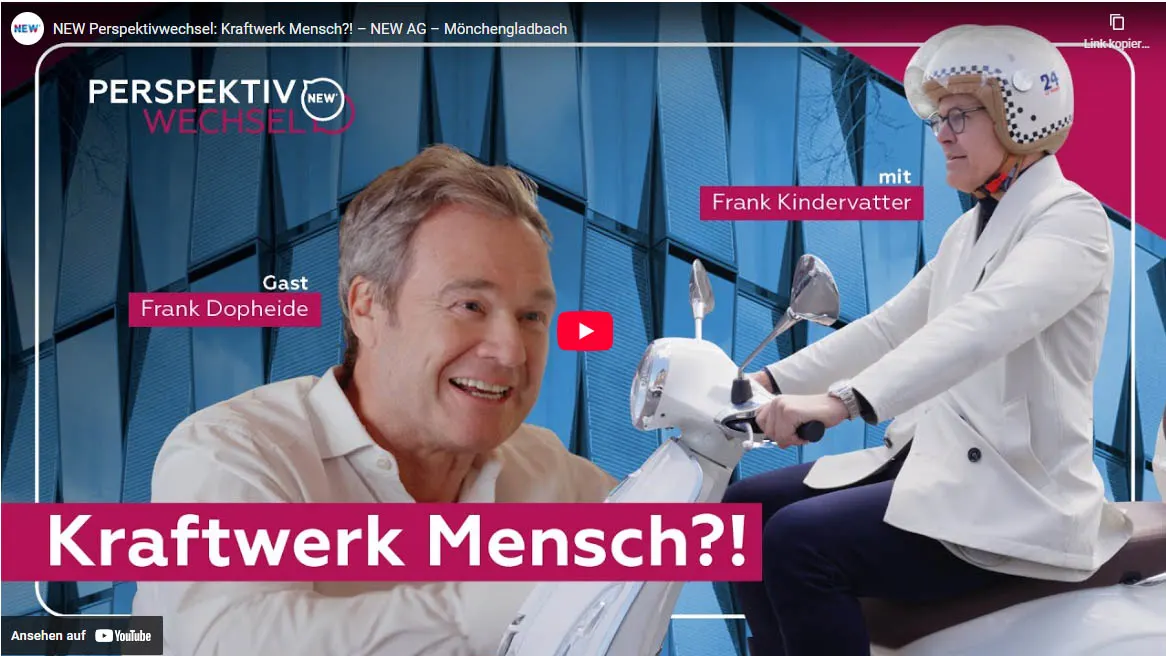 Unser CEO Frank Kindervatter sucht nach neuen Impulsen – und trifft auf Frank Dopheide, Gründer von human unlimited.🤝