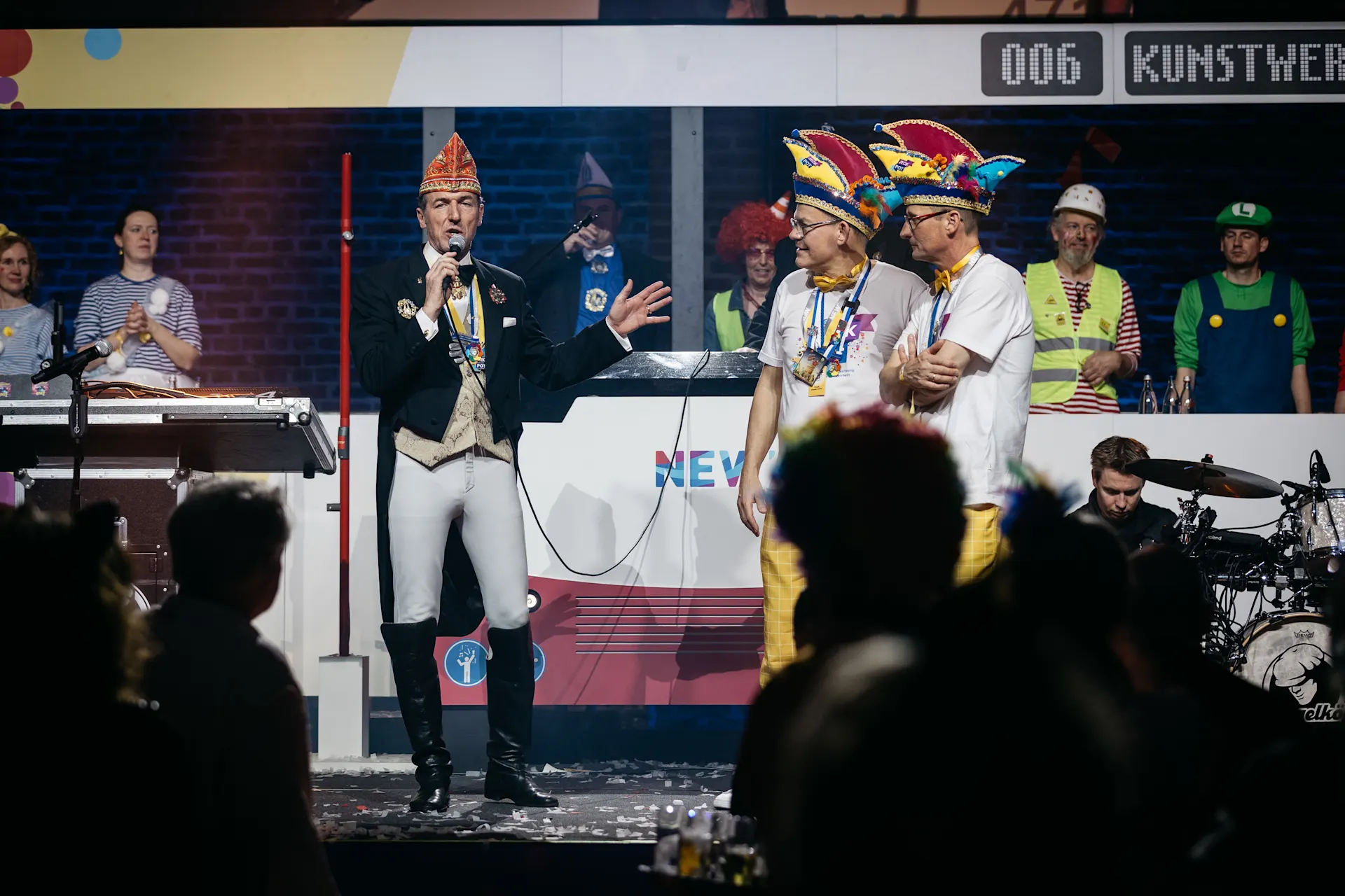 Blick auf die Jeck Pot Bühne 2025. Credit: Felix Küster