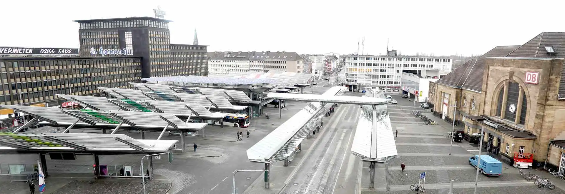 ZOB-MG Ansicht vom Vituscenter vor dem Umbau