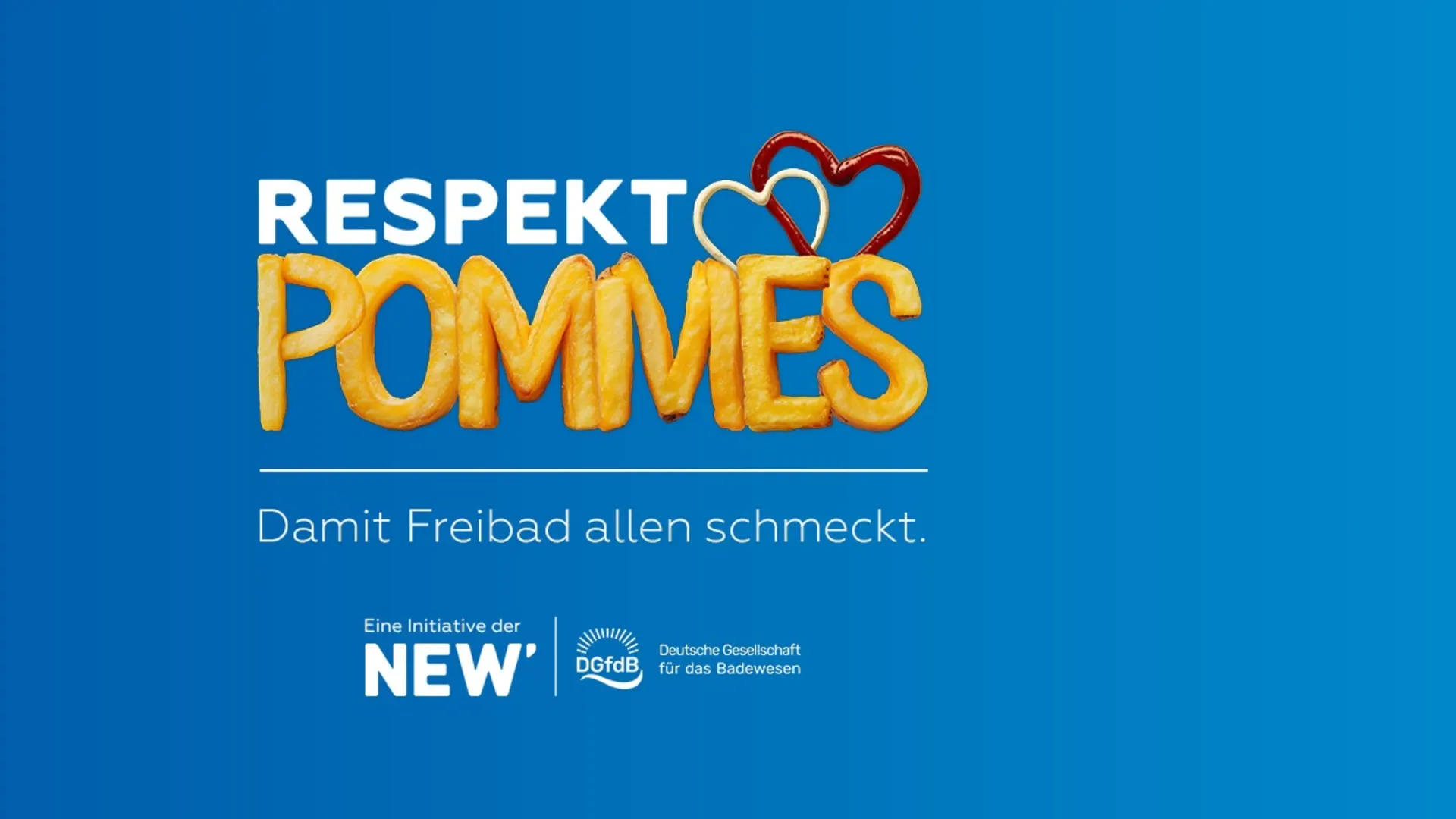 Respektpommes RespektPommes – damit Freibad allen schmeckt. Eine Kampagne für das respektvolle Miteinander in deutschen Freibädern.