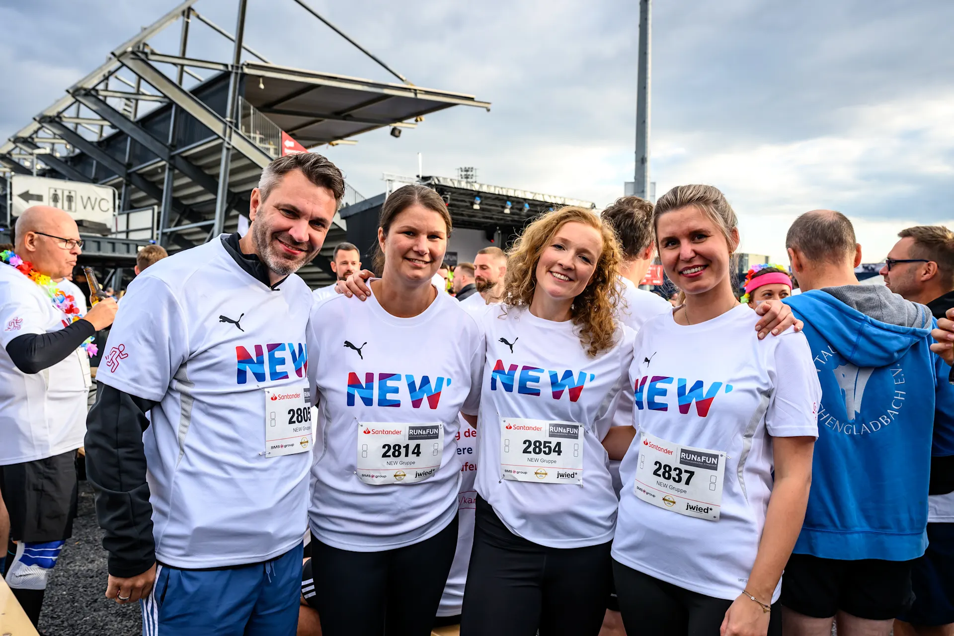 4 Teilnehmer:innen des RUN and FUN in MG am 16.09.2024  