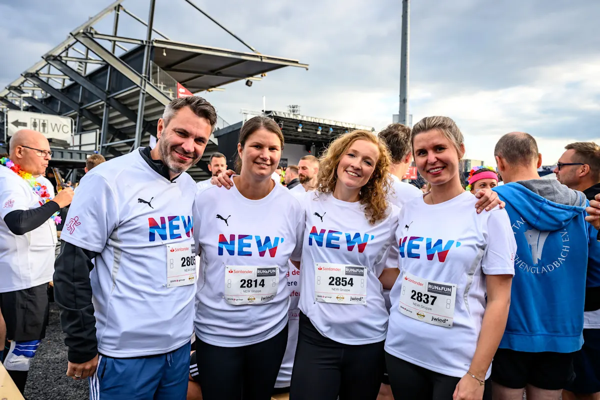 4 Teilnehmer:innen des RUN and FUN in MG am 16.09.2024  