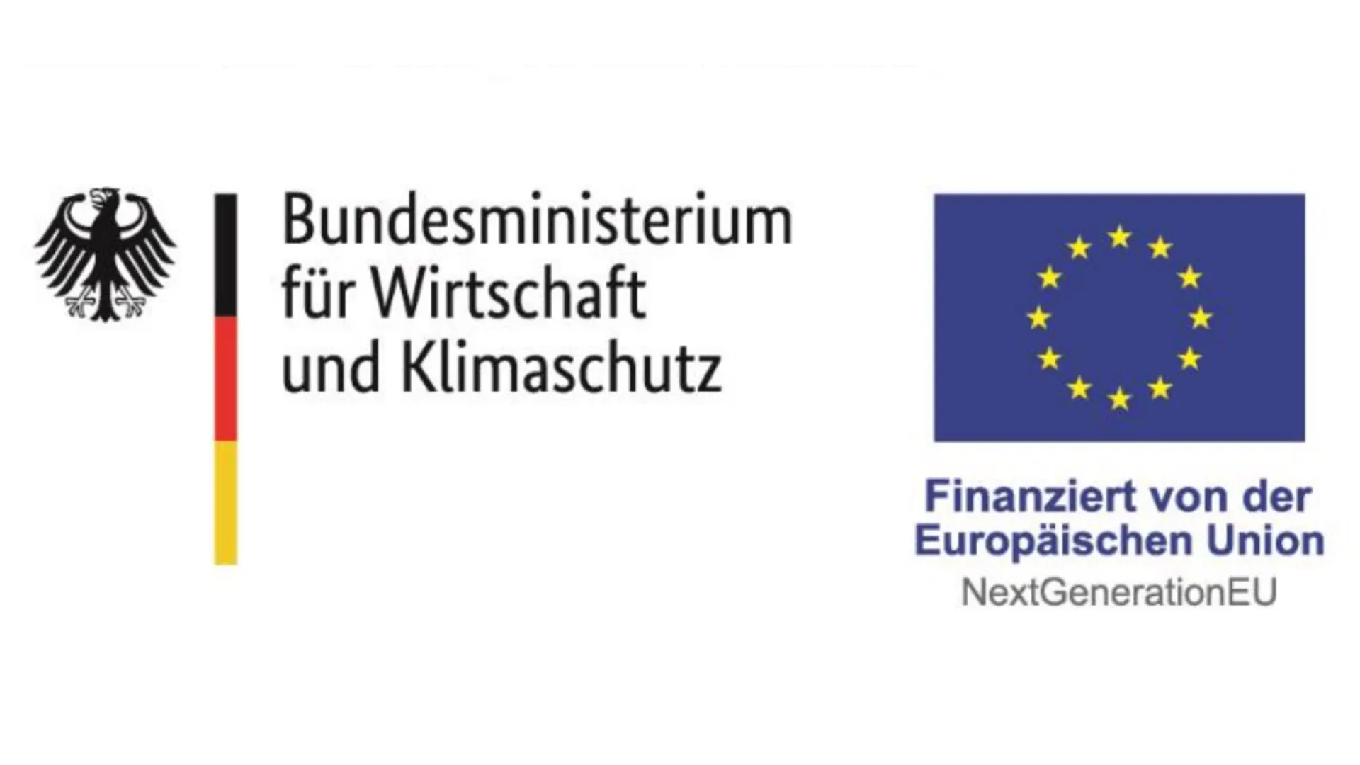 NEW ist gefördert durch Next Generation EU Die Europäische Union fördert zusammen mit dem Bundesministerium für Wirtschaft und Klimaschutz die europäische Aufbau- und Resilienzfazilität (ARF) die Maßnahme Innovationsprämie (verdoppelter Bundesanteil der Richtlinie zur Förderung des Absatzes von elektrisch betriebenen Fahrzeugen in Deutschland).